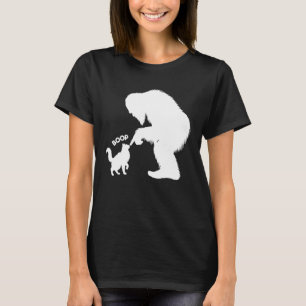 Camiseta Bigfoot Juguetón Gato de Pelo Largo Boop