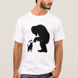 Camiseta Bigfoot Juguetón Gato De Pelo Largo Boop