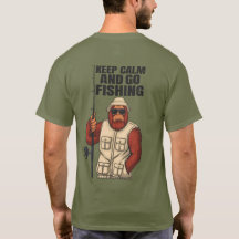 Bigfoot Mantén la Calma y Ve a Pescar Divertido