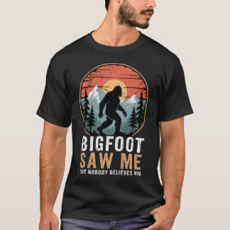 Camiseta Bigfoot Me Vio Pero Nadie Le Cree Humor