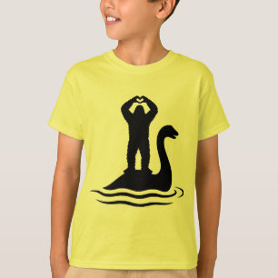 Camiseta Bigfoot Monstruo del Lago Ness