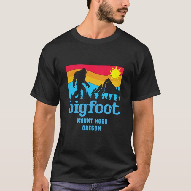 Camiseta Bigfoot Mount Hood Oregon (Anverso)