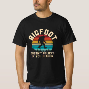 Camiseta Bigfoot No Cree En Ti Bigfoot Retro
