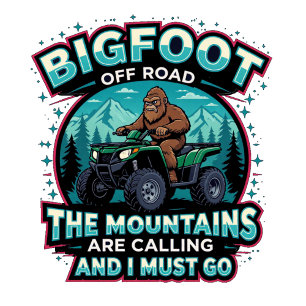 Camiseta Bigfoot Off Road Las montañas están llamando