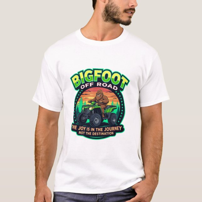 Camiseta Bigfoot Off Road The Joy is in The Journey (Anverso)