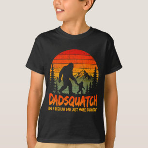 Camiseta Bigfoot papá dadsquatch como un papá regular padre