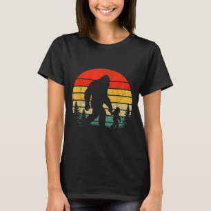 Camiseta Bigfoot papá e hijo familia coincidente vintage