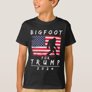 Camiseta Bigfoot para Trump - Vota Trump Divertido Sasquatc