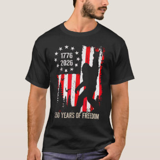 Camiseta Bigfoot Patriótico 250 Años de Libertad Americano 