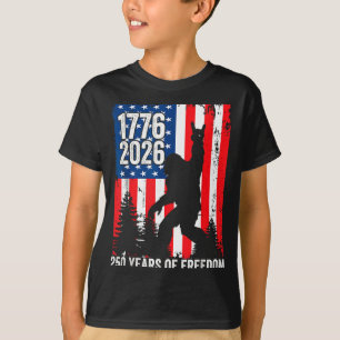 Camiseta Bigfoot patriótico 250 años de libertad usa 250º