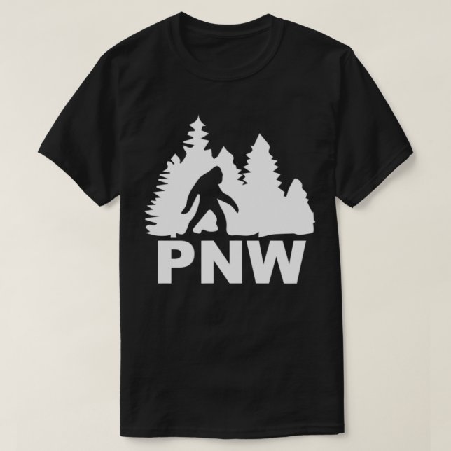 Camiseta bigfoot pnw  (Diseño del anverso)