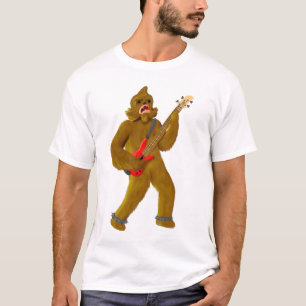 Camiseta Bigfoot que juega el bajo