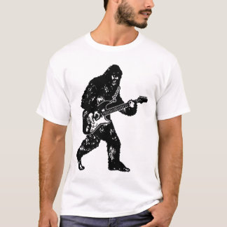Camiseta Bigfoot que toca la guitarra eléctrica Sasquatch V