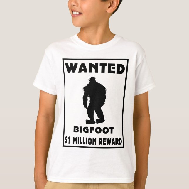 Camiseta Bigfoot quiso el poster (Anverso)