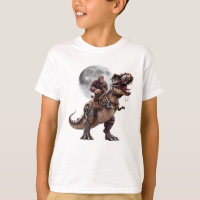 Bigfoot Riding Dinosaur Funny Sasquatch