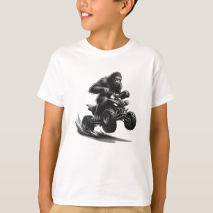 Camiseta Bigfoot Riding Quad Bike