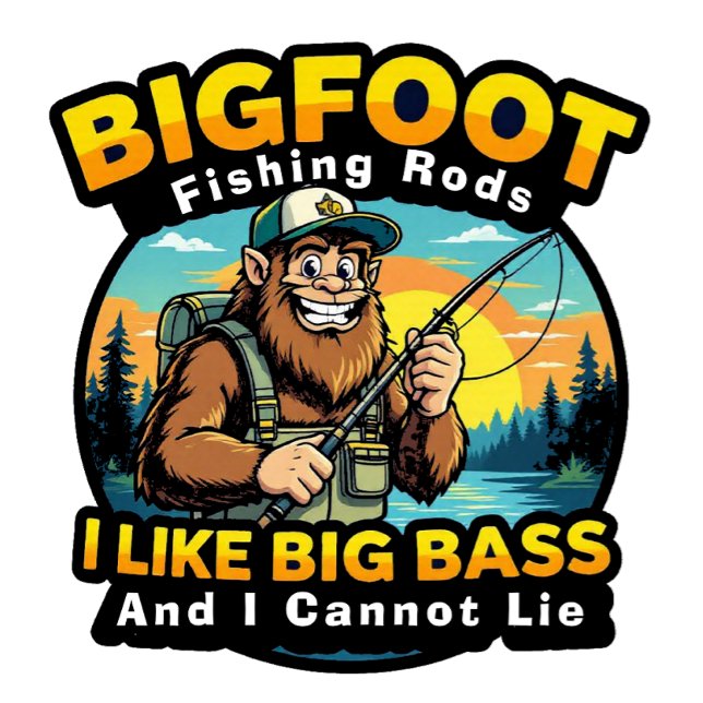 Camiseta Bigfoot Rods I Like Big Bass (Subido por el creador)