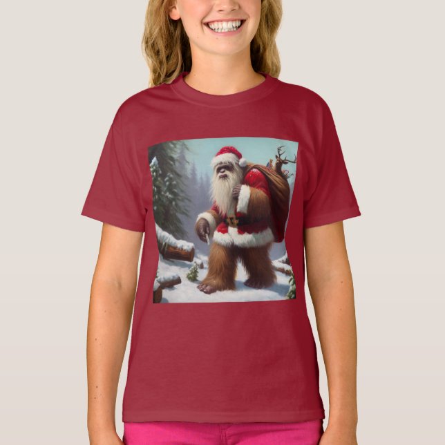 Camiseta Bigfoot Santa Claus (Anverso)