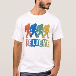Camiseta Bigfoot Sasquatch Believe