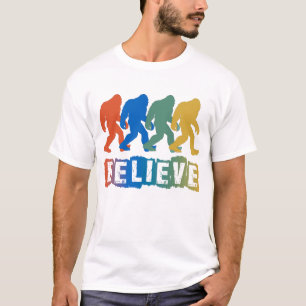 Camiseta Bigfoot Sasquatch Believe