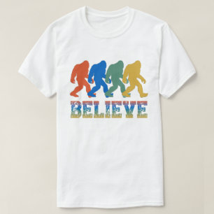 Camiseta Bigfoot Sasquatch Believe