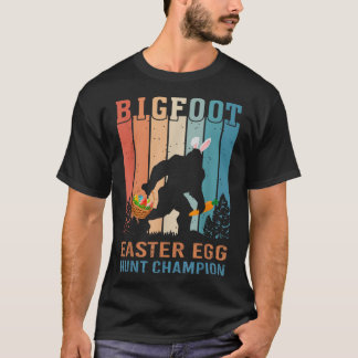 Camiseta Bigfoot Sasquatch Bunny Egy Easter Day Todler Gir