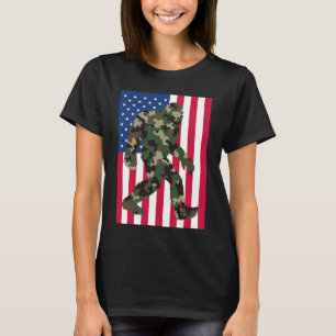 Camiseta Bigfoot Sasquatch Camo
