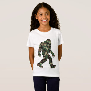 Camiseta Bigfoot Sasquatch Camo