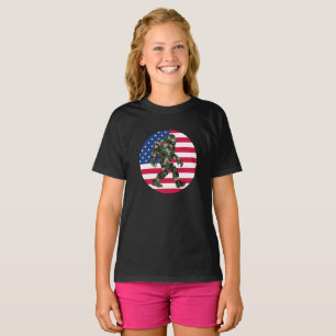 Camiseta Bigfoot Sasquatch Camuflaje