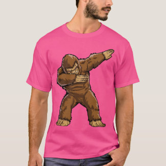 Camiseta Bigfoot Sasquatch Dabbing T Shirny Funny Dab Monst