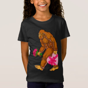 Camiseta Bigfoot Sasquatch Divertido Amor Día de San Valent