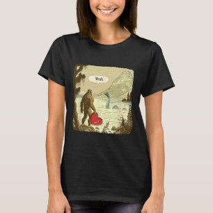 Camiseta Bigfoot Sasquatch divertido monstruo del lago Ness