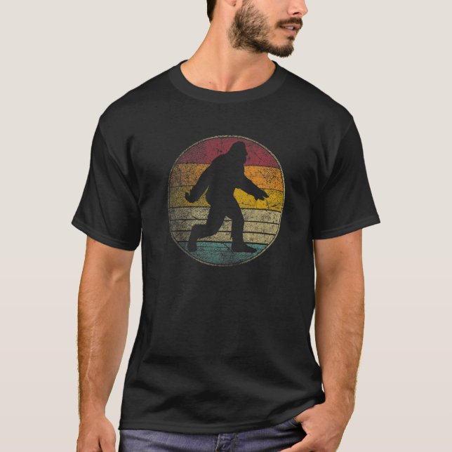 Camiseta Bigfoot Sasquatch Gift Vintage Retro Su (Anverso)