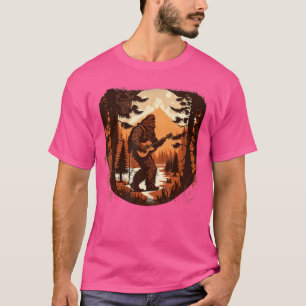 Camiseta Bigfoot Sasquatch Guay Yeti Country Music Rodeo Gu