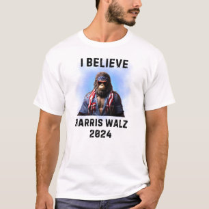 CAMISETA BIGFOOT SASQUATCH PARA HARRIS WALZ 2024