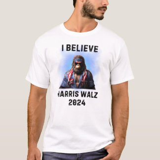 CAMISETA BIGFOOT SASQUATCH PARA HARRIS WALZ 2024