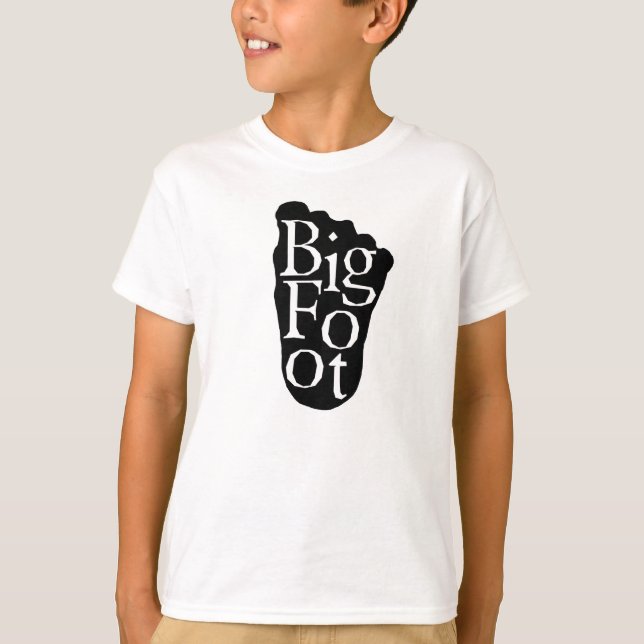 Camiseta ¡Bigfoot! Sasquatch pie grande Yeti (Anverso)