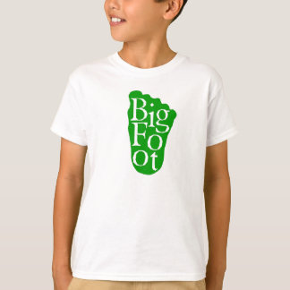 Camiseta ¡Bigfoot! Sasquatch pie grande Yeti (VERDE)
