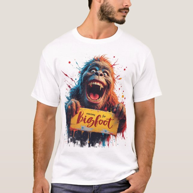 Camiseta Bigfoot Sasquatch Yeti Monster Creature (Anverso)