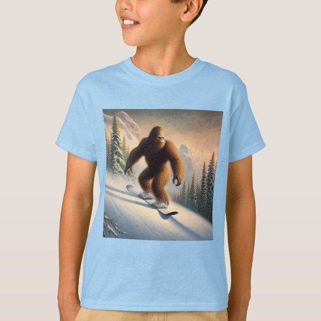 Camiseta Bigfoot Snowboarding (Anverso)