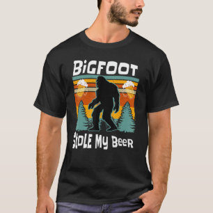 Camiseta Bigfoot Stole My Beer Funny Yeti Yowi Sasquatch Dr