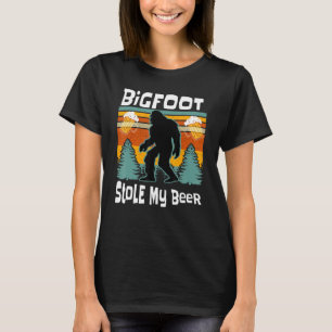 Camiseta Bigfoot Stole My Beer Funny Yeti Yowi Sasquatch Dr
