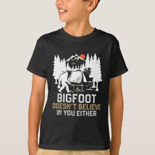 Camiseta Bigfoot Tampoco Cree En Ti Divertido Bigfoo