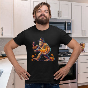 Camiseta Bigfoot Thanksgiving Funny