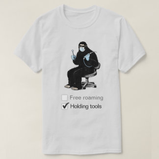 Camiseta Bigfoot trabaja en una clínica dental