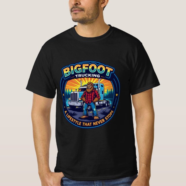 Camiseta Bigfoot Trucking A lifestyle that never stops (Anverso)