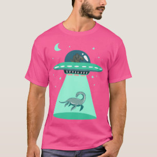 Camiseta Bigfoot Ufo Lake Loch Ness Monster Funny Abd