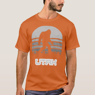 Camiseta Bigfoot Utah State Monocrome Sasquatch Yeti