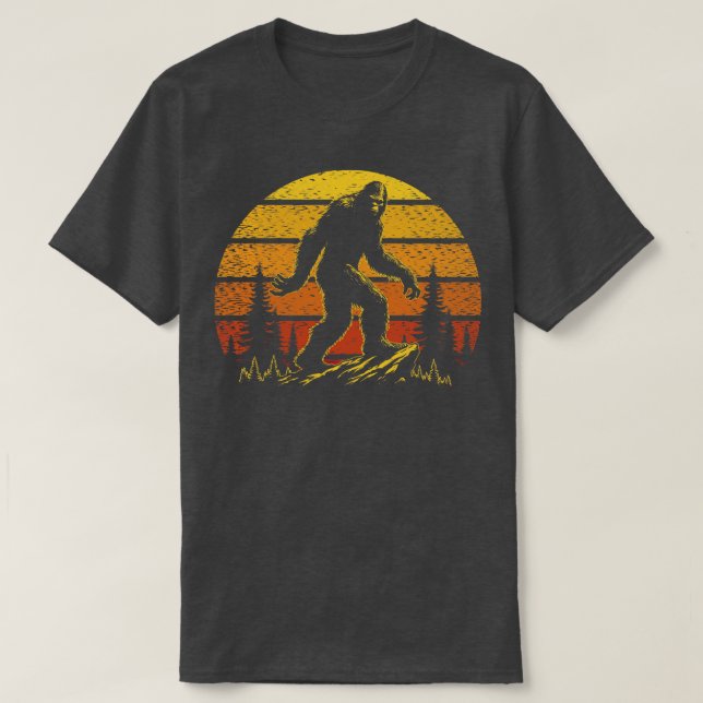 Camiseta bigfoot vintage (Diseño del anverso)