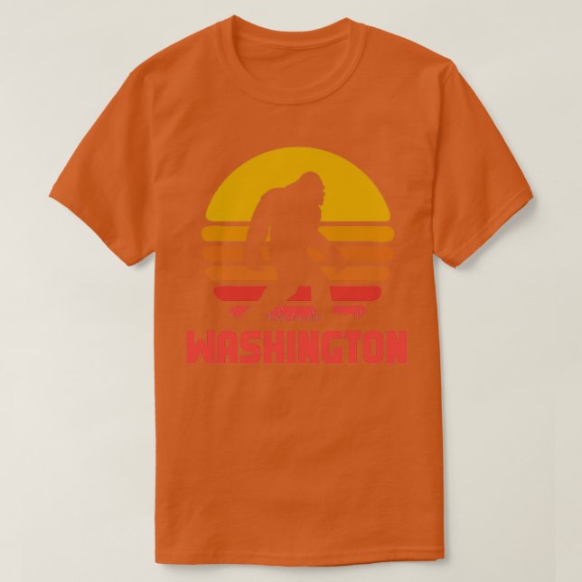 Camiseta Bigfoot Washington State Sasquatch Yeti Bigfoot Be (Diseño del anverso)